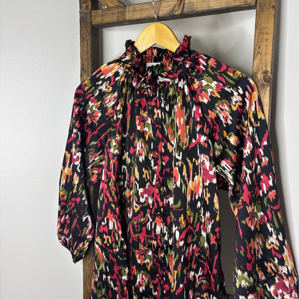 First Love Colorful Patterned Blouse - Picture 4 of 7